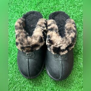 UGG Coquette Leopard Slippers Size‎ 8